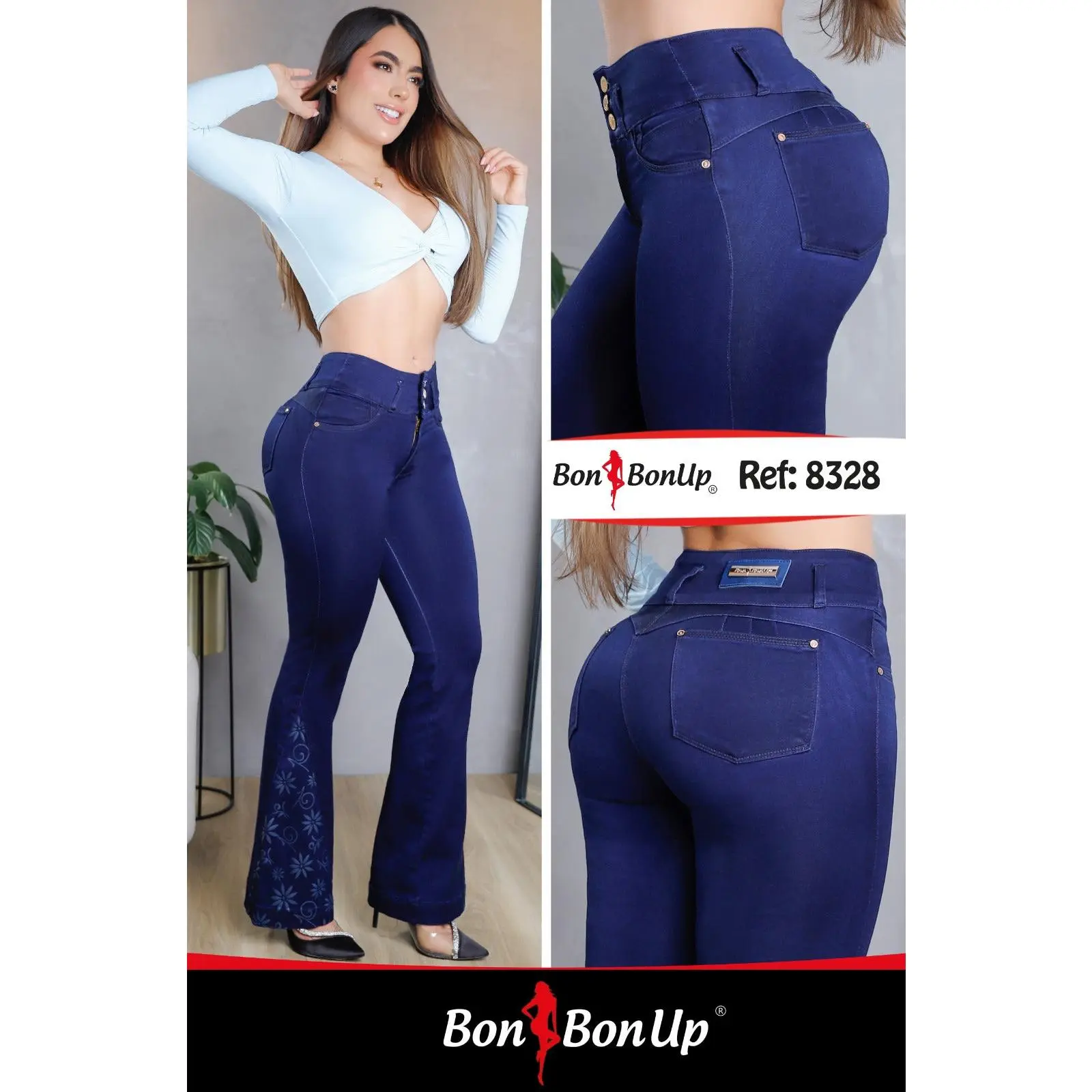 8328 BUTT-LIFT JEANS BY BON BON UP