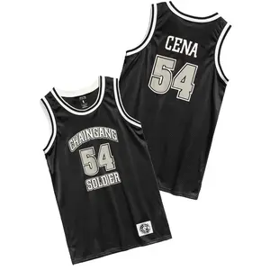 JOHN CENA - CHAIN GANG BASKETBALL JERSEY, Outdoor Sportswear, Gifts for WWE and John Cena Lovers and Fans