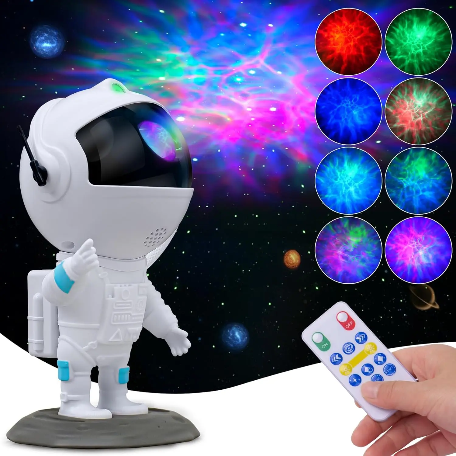 Astronaut Galaxy Projector with Remote Control – LED Nebula & Star Ceiling Projector