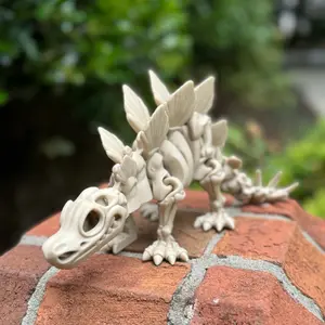 3D Printed Articulated Stegosaurus Dinosaur