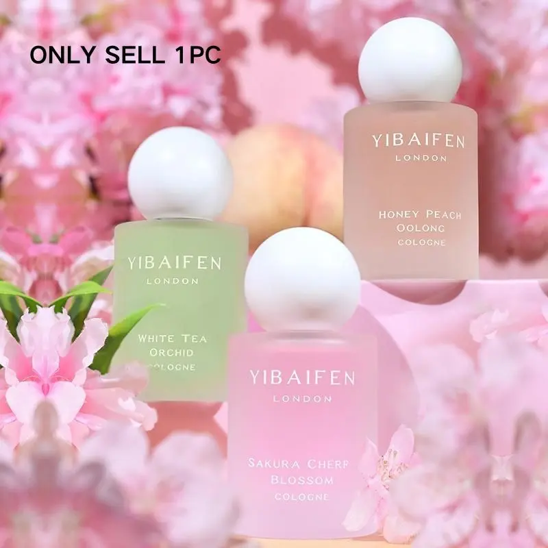 Women's Peach Sakura Perfume Spray, Natural Scent 1.7 Fl.oz, Fruity Sweet Floral, All-Day Fresh Floral Fragrance Blend, Long-Lasting Light Scented Water, Floral Scents Perfume, Fragrances Perfume