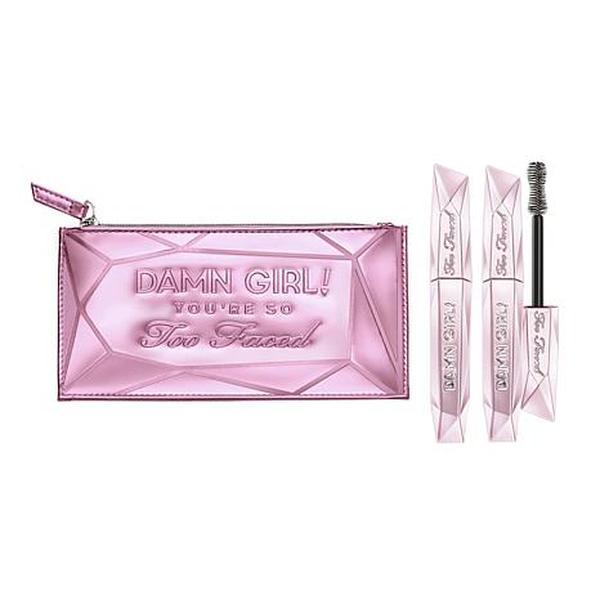 Too Faced Damn Girl Mascara Duo with Bag