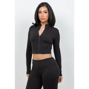 B’Agile Sculpt Zip Cropped Jacket