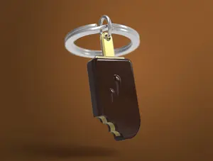 Metalmorphose 3D ICELOLLY KEYCHAIN (CHOCOLATE)