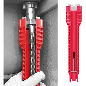 Multifunctional Faucet Wrench Set, Sink Installer Tool for Small Spaces, Ideal for Kitchen & Bathroom Use, Perfect Gift for Men
