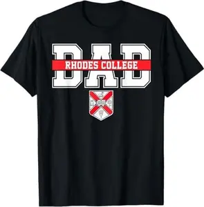 Rhodes College Dad Father Arch Vintage Design Men T-Shirt