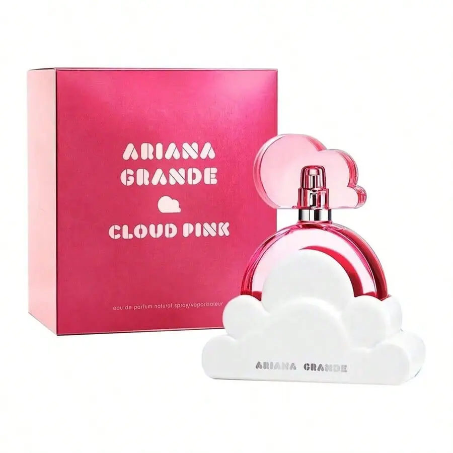 Cloud Pink Eau De Parfum Spray - Long-Lasting Amber Vanilla Scent, 3.4oz Female Wear Fragrance for Women