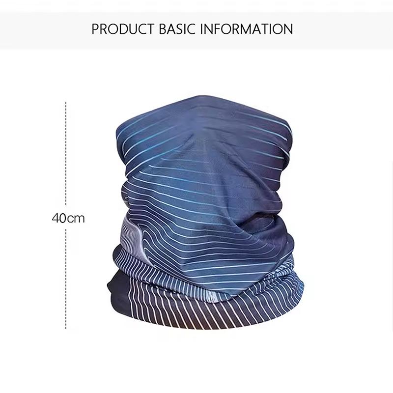 Outdoor Mountaineering Scarf Ice Silk Sunscreen Face Mask Bandana Unisex Scarf for Outdoor Fishing Biking