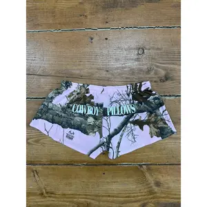 Pink Camo Cowboy Pillows SHORTS