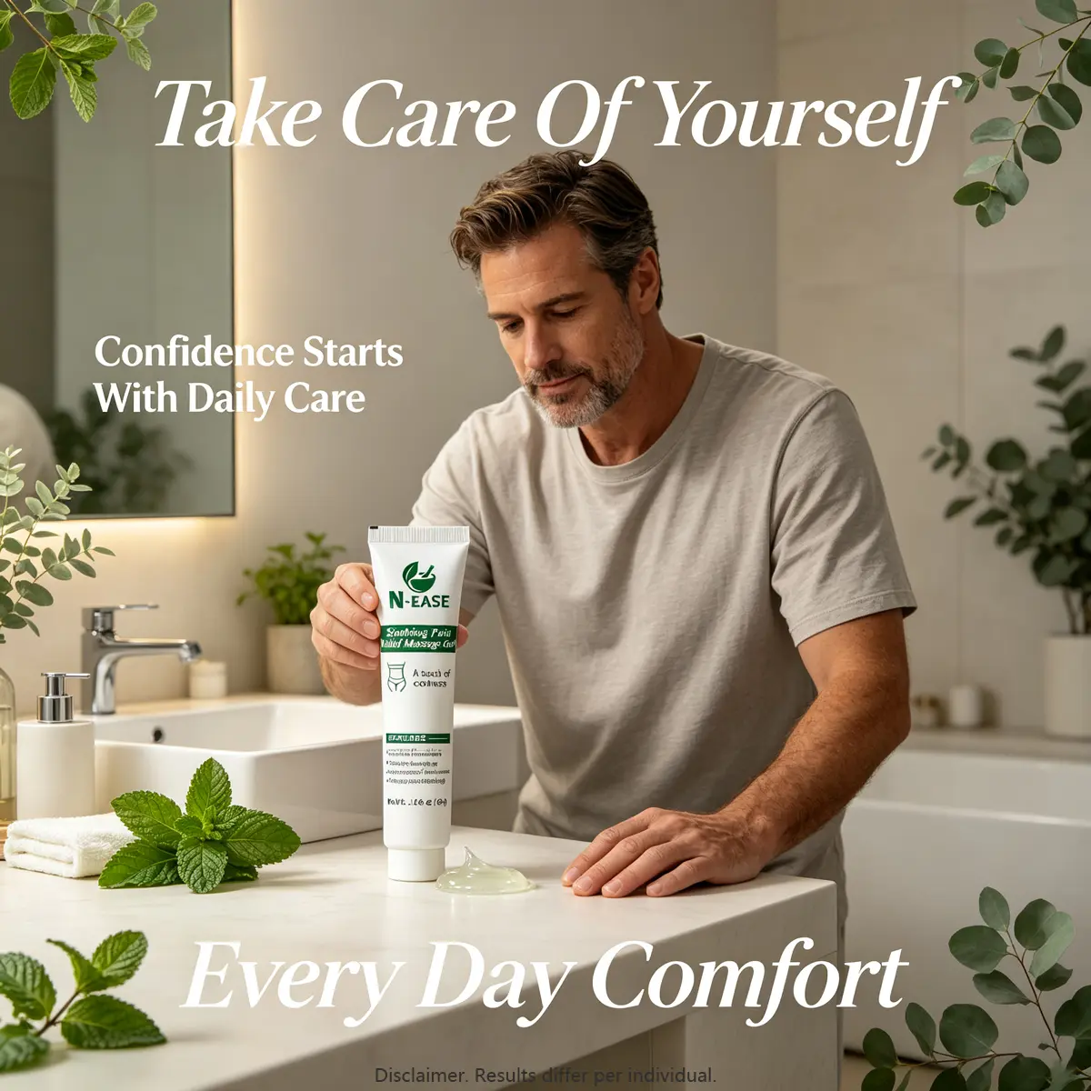 Men's Intimate Soothing Gel - Natural Formula for Fast Urgent Discomfort Relief, Gentle Personal Care Men's Intimate Soothing Gel - Natural Formula for Fast Urgent Discomfort Relief, Gentle Personal Care