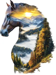 DTF Transfer – Horse Scene Multi Sizes AN-HOR001