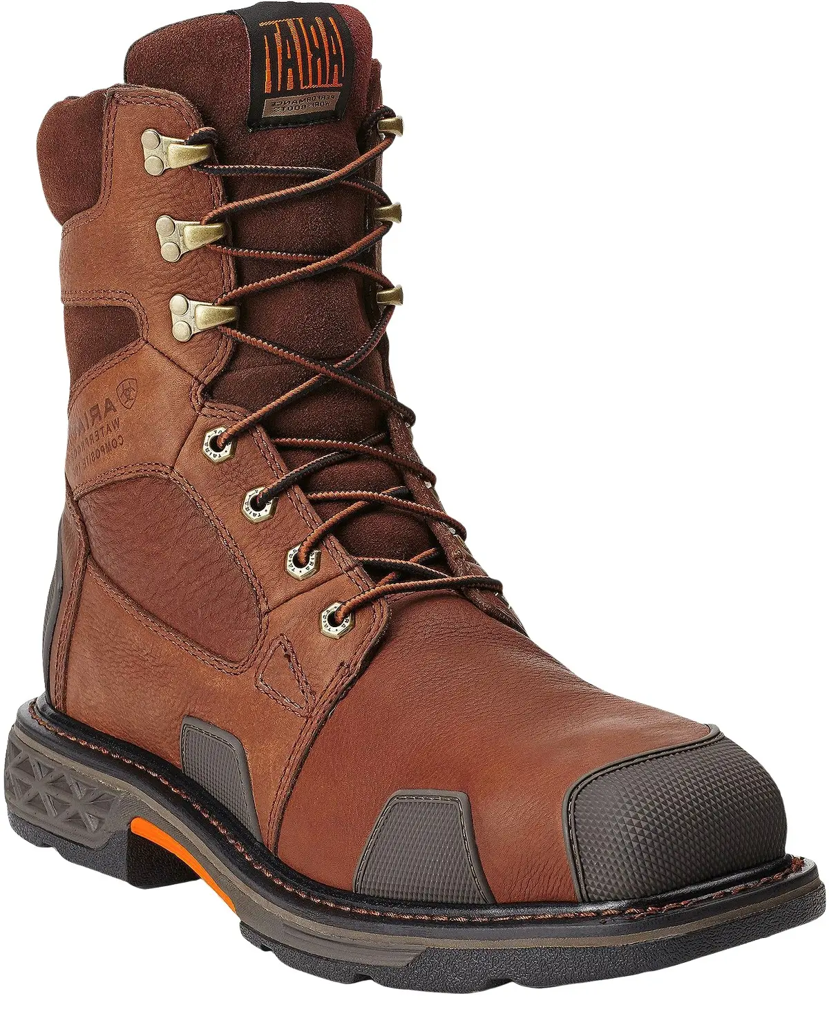 Ariat Men's Men'S Overdrive 8" Lace-Up Work Boot Composite Toe - 10012940