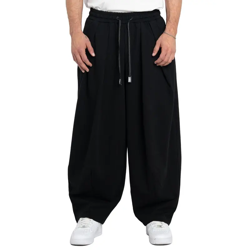 Pro Club Men's Baggy Heavy-Weight Cotton Sweatpants - 100% Cotton Jersey Fabric, Pleats, Wide-Leg Fit, Adjustable Drawstrings, Pocket, Casual Jogging Pants, Everyday Wear Bottoms, Sweats