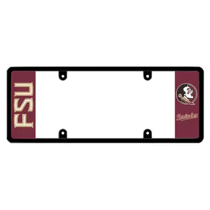 FSU Seminoles Florida State University Patented License Plate Frame Holder EXCLUSIVE