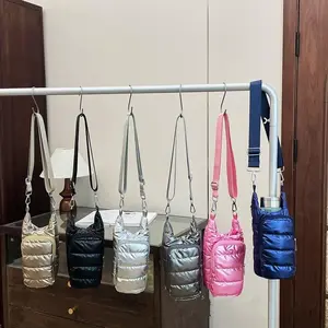 Portable Water Bottle Holder, 1 Count Multifunctional Water Bottle Carrier, Water Bottle Holder for Outdoor Camping Hiking, Drinkware