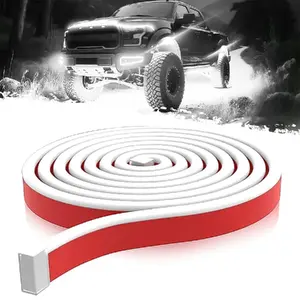 180CM Dynamic LED Car Hood Light Strip, 1 Count Dynamic Scan Start Up Light Strip with Instruction & Remote Controller, Waterproof Flexible Car Lights, LED Car Ambient Light(White)