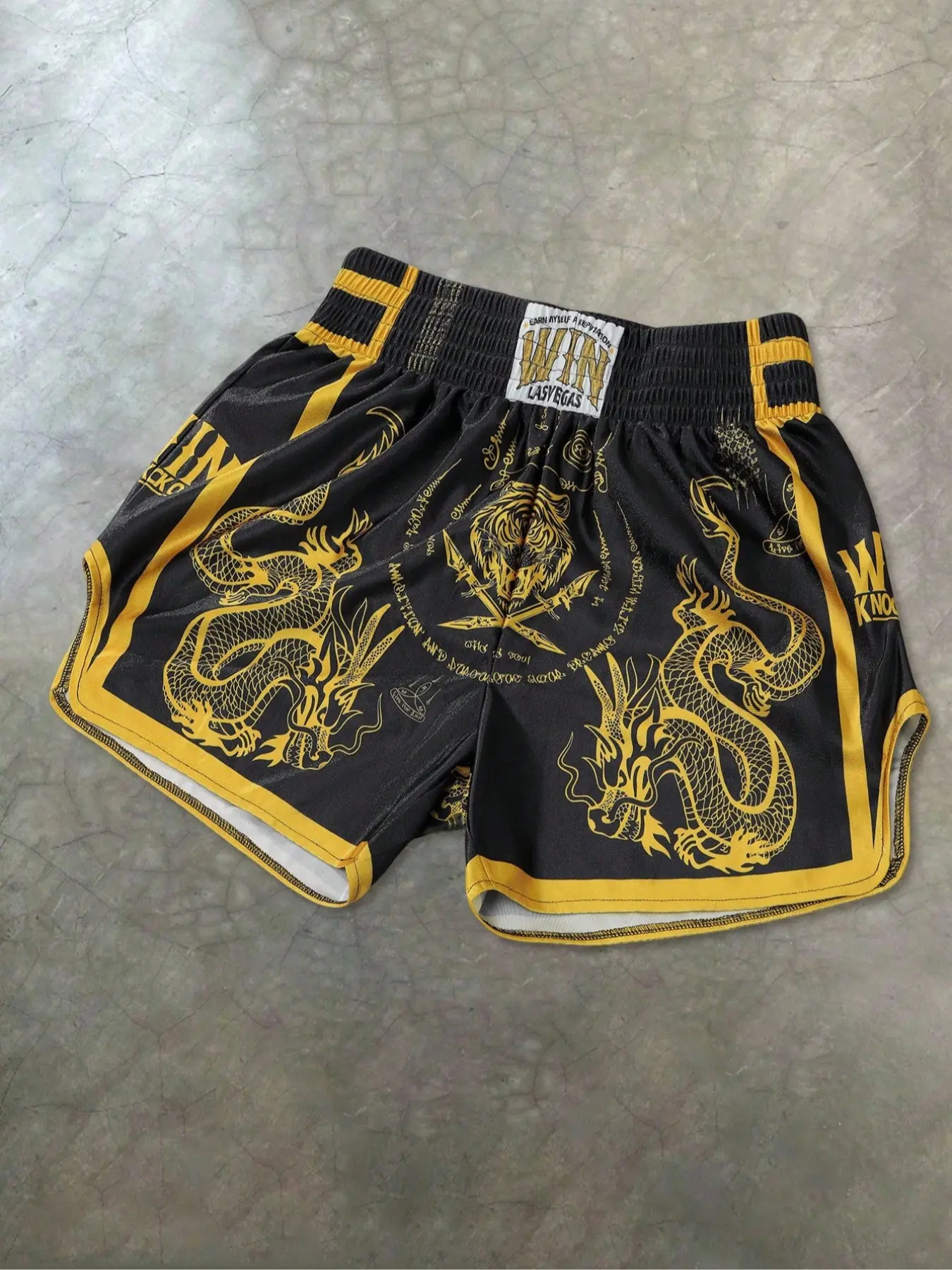 Men's Adventure Time X Romwe Boxing Shorts, Comfortable Sports Wear for Active Lifestyle, Suitable for Multiple Activities