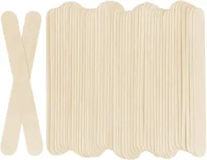 100Pcs Jumbo Wooden Craft Sticks Popsicle Stick 6” Long X 3/4”Wide Treat Ice Pop for DIY Crafts，Home Art Projects, Classroom Supplies KTOJOY