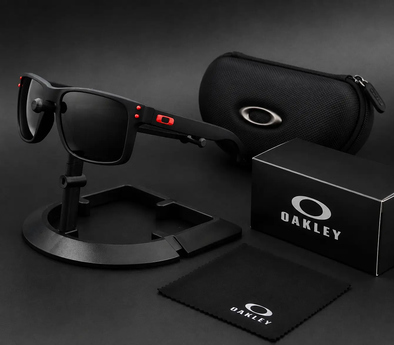 Oakley Lifestyle Sunglasses Square Polarized Lens UV400 Lightweight Eyewear for Everyday Wear