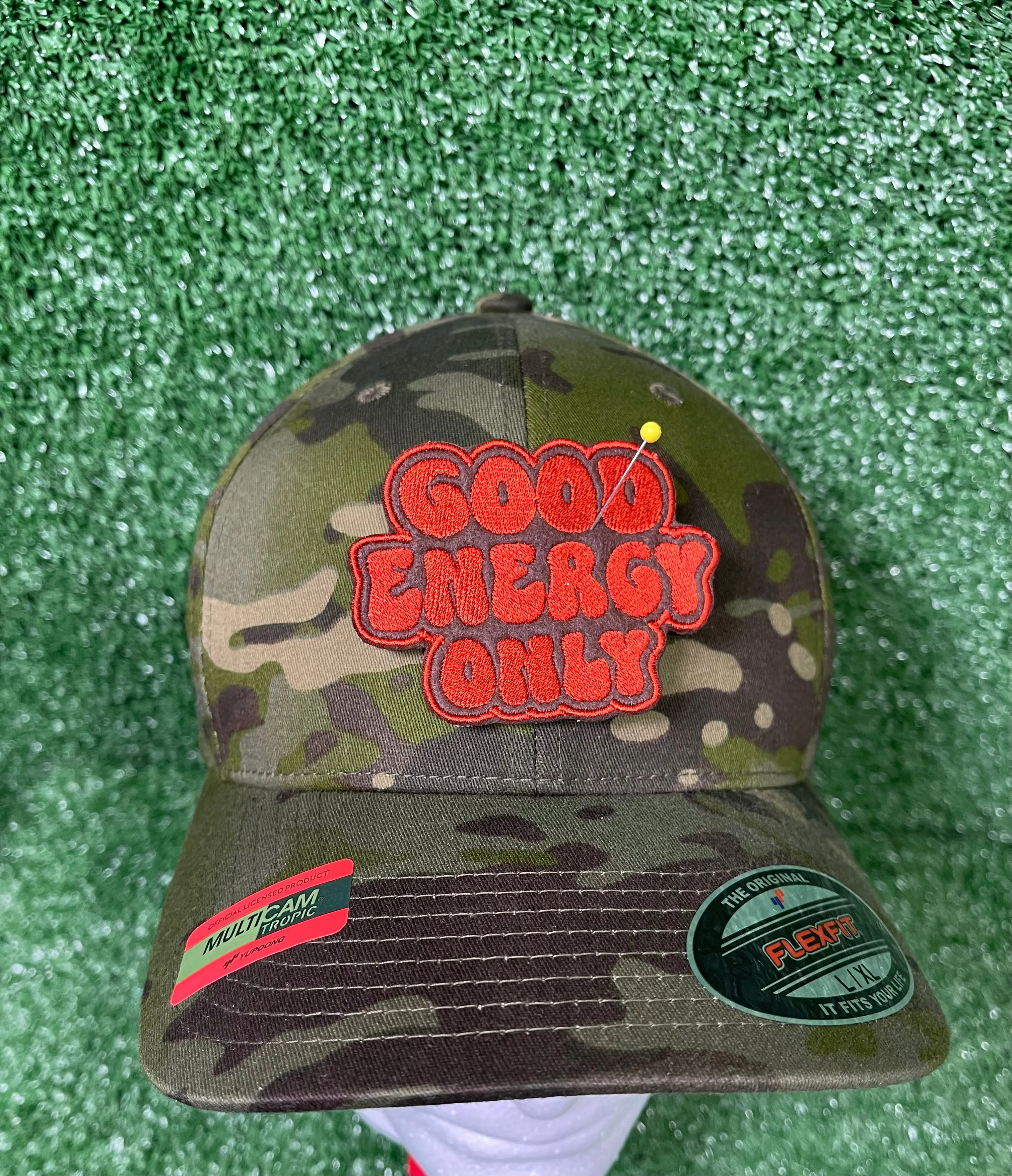 Good Energy Only Embroidered Iron-on Patch for Clothing Accessories - Personalize Your Style with Positive Vibes