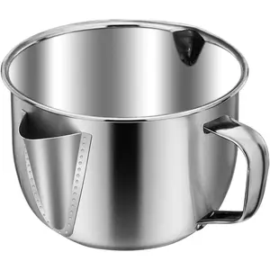 Fat Separator Cup for Gravy 4-Cup Gravy Separator for Cooking Turkey Meat Beef Chicken Stainless Steel Oil Strainer Kitchen Gadgets Grease Skimmer to Clarified Butter