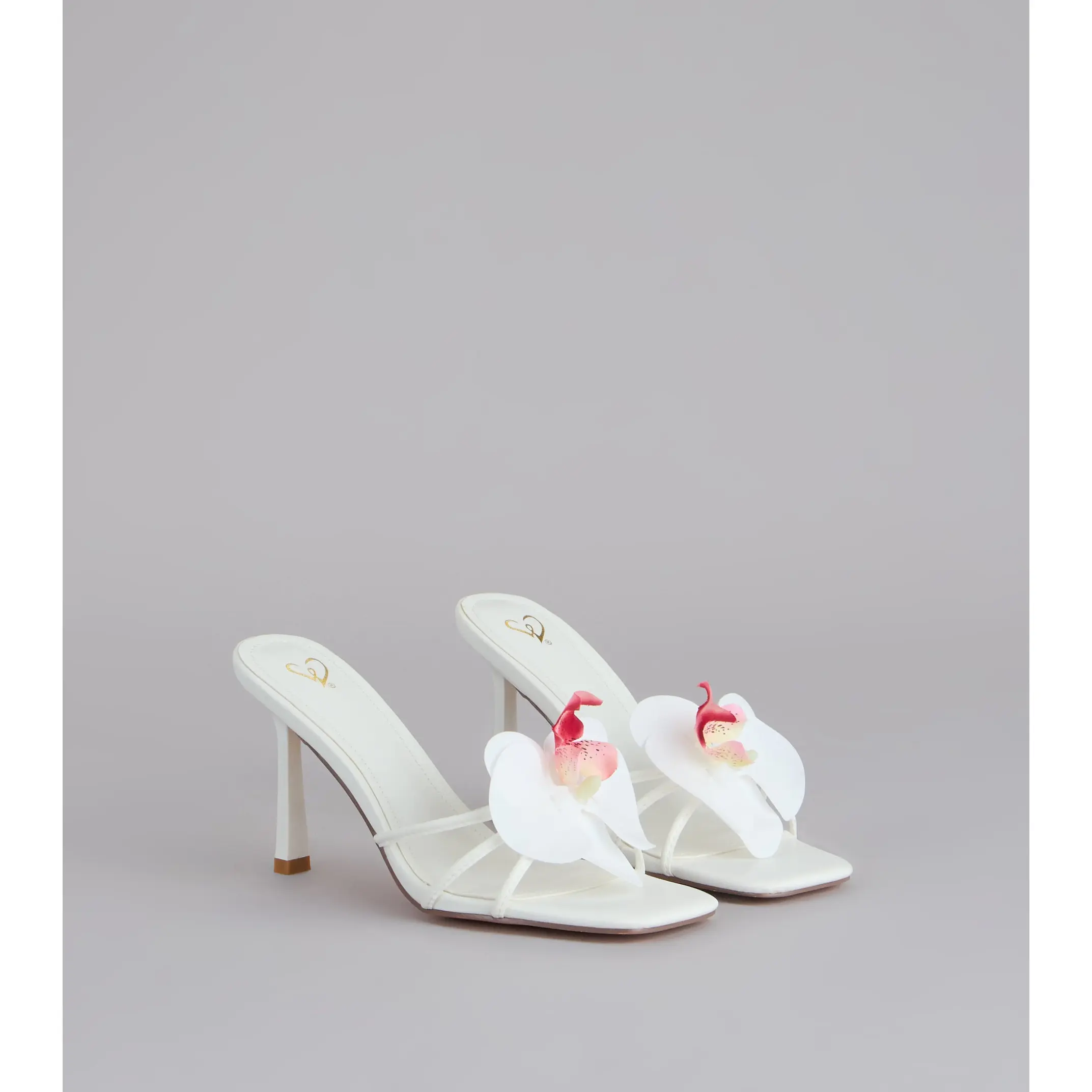 Vacay Mindset Tropical Flower Heels