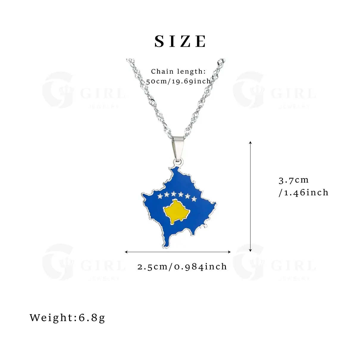 K-Kosovo（Silver-Color）