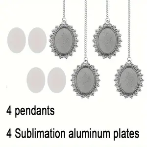 Set of 4 Sublimation Blank Graduation for Cap Charms Without Tassels for Hanging for Caps