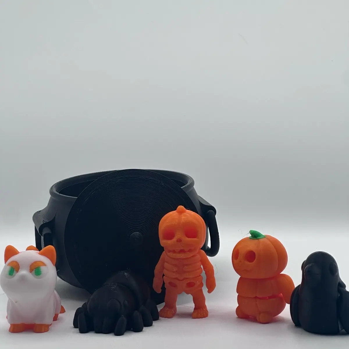 Mini Cauldron Halloween Flexible Creature toy bundle fidget collectors fidget ly