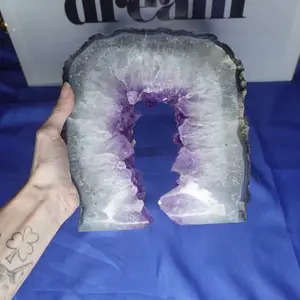 Crystal Gateway 3.8 lb Amethyst Portal - Deep Purple Crystalline for Meditation, Energy Healing & Home Decor with Unique Design big crystals