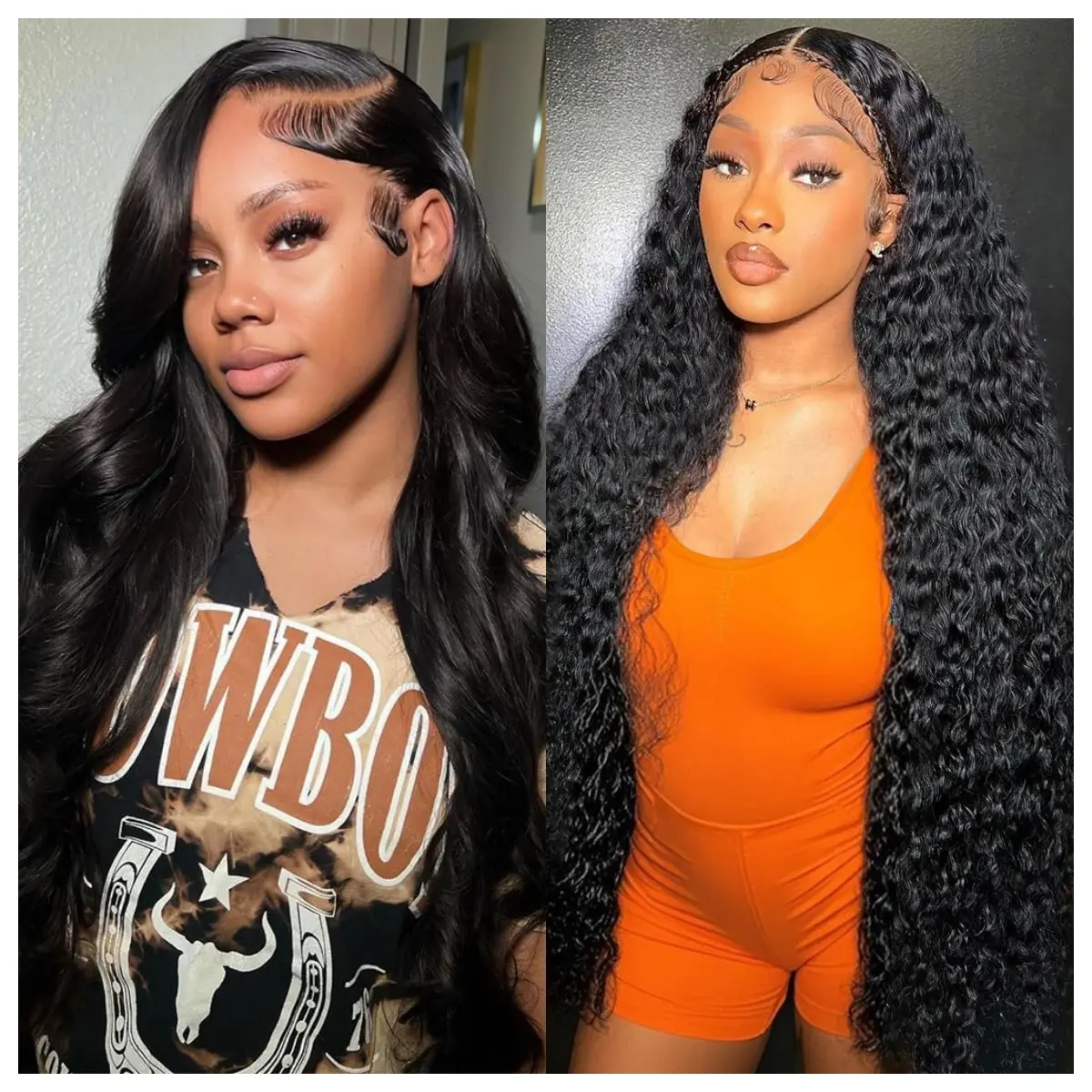 【Live Combo】Body Wave Lace Front Wigs Human Hair 13x4 Lace Frontal Wig Deep Wave Human Hair Wig Body Wave Wigs Pre Plucked  wig