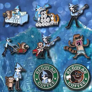 9PCS cartoon anime character alloy pins, suitable for single items on backpacks and clothing, suitable for men and women's daily travel wear, exquisite gifts for family and friends are very suitable as gifts