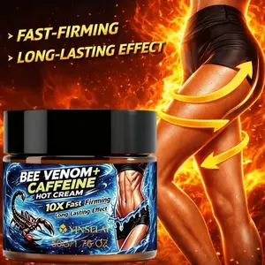 10x Faster Firming & Long-Lasting Effect, Natural Bee Venom & Caffeine, Deep Firming Cream for Abdomen, Waist, Legs, Moisturizing Body Care
