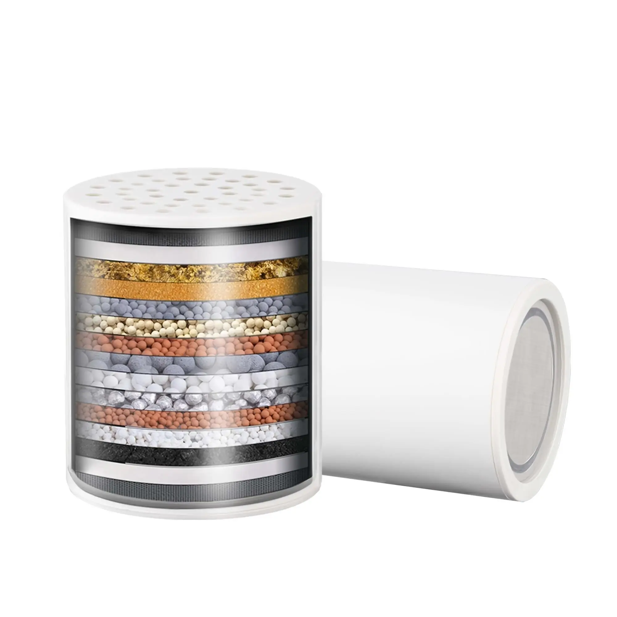 18 Stage Shower Filter Replacement Cartridge without Filter, 1 Count Easy to Replace Filter Accessories for Bathroom & Household, Summer Essentials, B