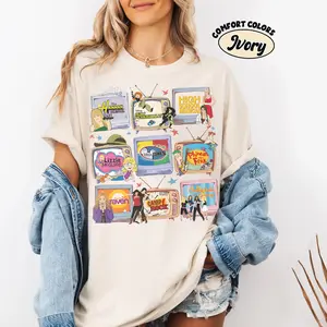 Retro Channel Movie TV Shirt, Phineas And Ferb Lizzie McGuire High School Musical Channel Tee, Walt World