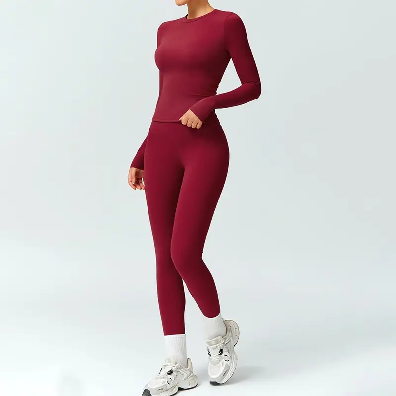 Red [long-sleeved + long-pants]