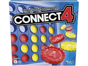 Hasbro Gaming Connect 4 Classic Grid,4 in a Row Game,Strategy Board Games for Kids,2 Player .for Family and Kids,Ages 6 and Up
