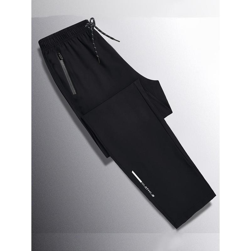 Loose new style sports sweatpants, casual men's pants, spring trendy black sports pants for men, buy one get two free