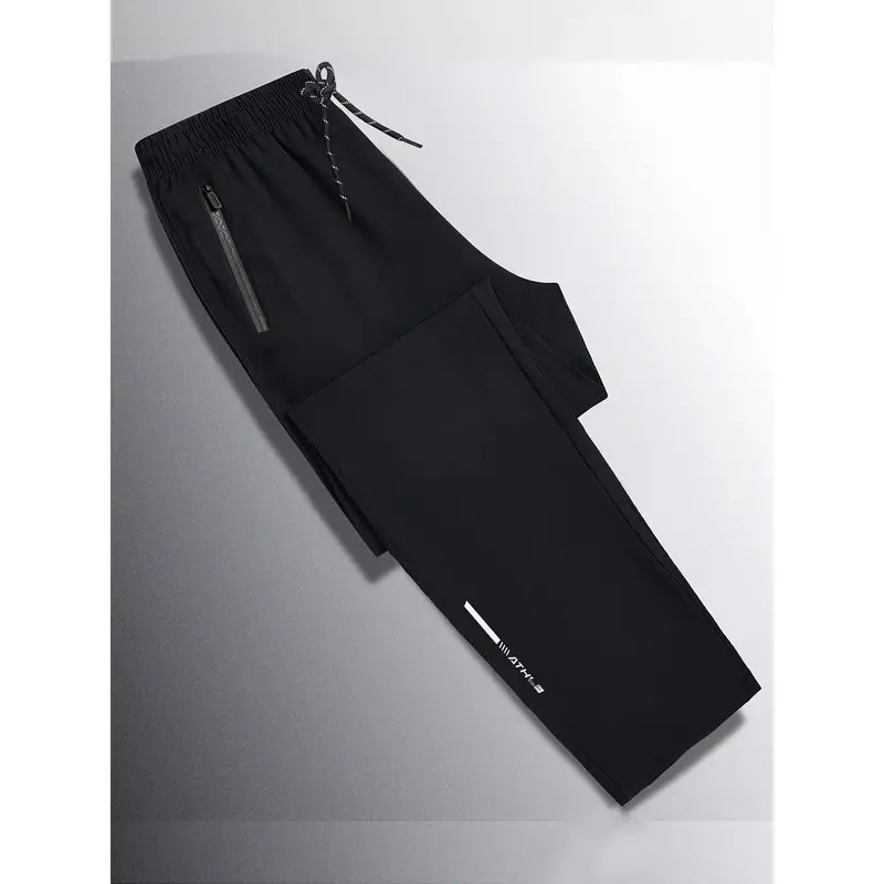 Loose new style sports sweatpants, casual men's pants, spring trendy black sports pants for men, buy one get two free