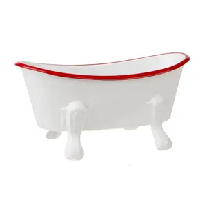 White Bathtub Soap Dish