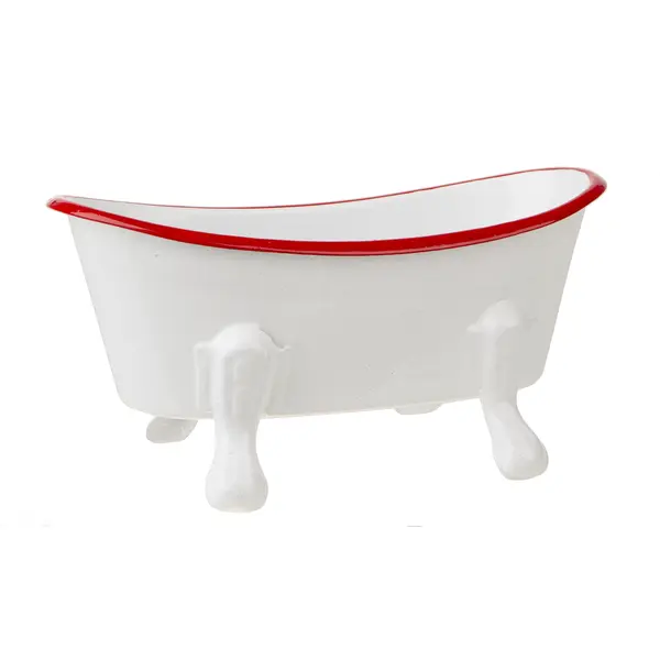 White Bathtub Soap Dish