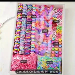 941 Sets of Colorful and Adorable Hair Accessories for Girls.