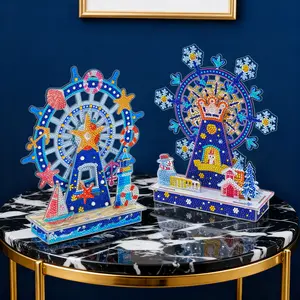 DIY Diamond Painting 3D Ferris Wheel! This Sparkle Is Stunning  Instant Dreamy Home Decor For Desk/Shelf