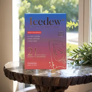 Icedew Shower Fresh Deodorant for Men - 21 Days with Fresh Fragrance, No Pore Filming, Infused with Chinese Herbs