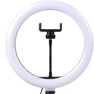 10" Portable LED Ring Light with 3 Color Modes Dimmable Lighting | for YouTube | Photo-Shoot | Video Shoot | Live Stream | Makeup & Vlogging | Compatible with iPhone/Android Phones & Cameras