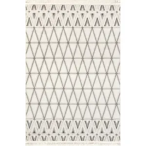 Chia Modern Moroccan Tasseled Area Rug
