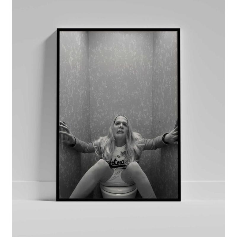 White Chicks Toilet Scene Print,  Movie Poster,  Bathroom Wall Art, Black and White, Girls Bathroom Decor, Toilet Prints funny