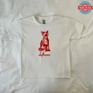 Deftones Band for Women and Fans, Alternative Rock Vintage Music Graphic Tee, Y2K Punk Emo Alt Grunge Merch, USA-Made & Printed Apparel	