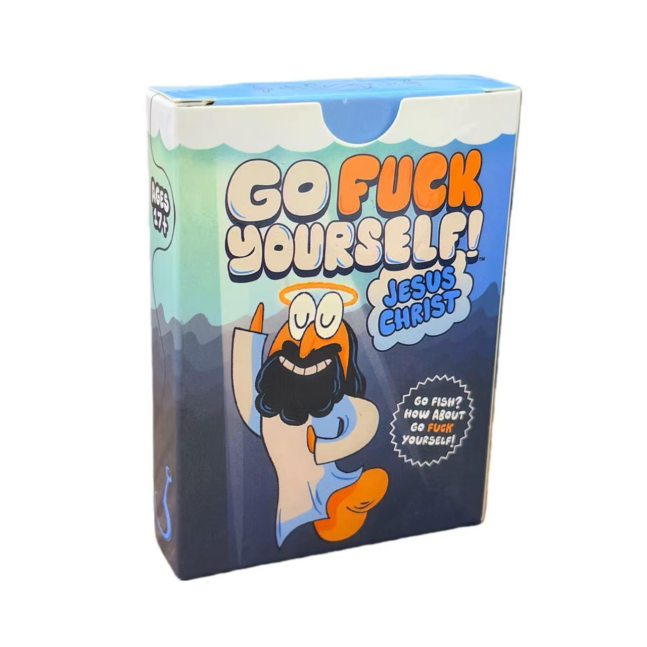 Fishing Man Card Game Funny Card Puzzle Happy