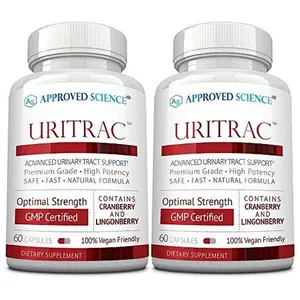 Approved Science Approve Science Uritrac - UTI Support - Cranberry, D-Mannose, Lingonberry - Vegan Friendly